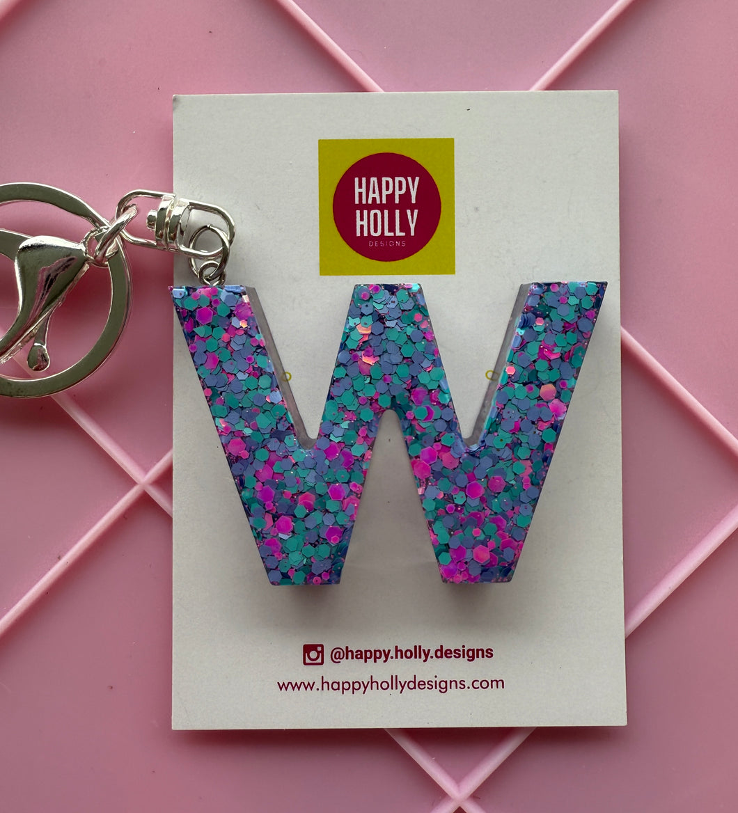 Alphabet Keyring - W