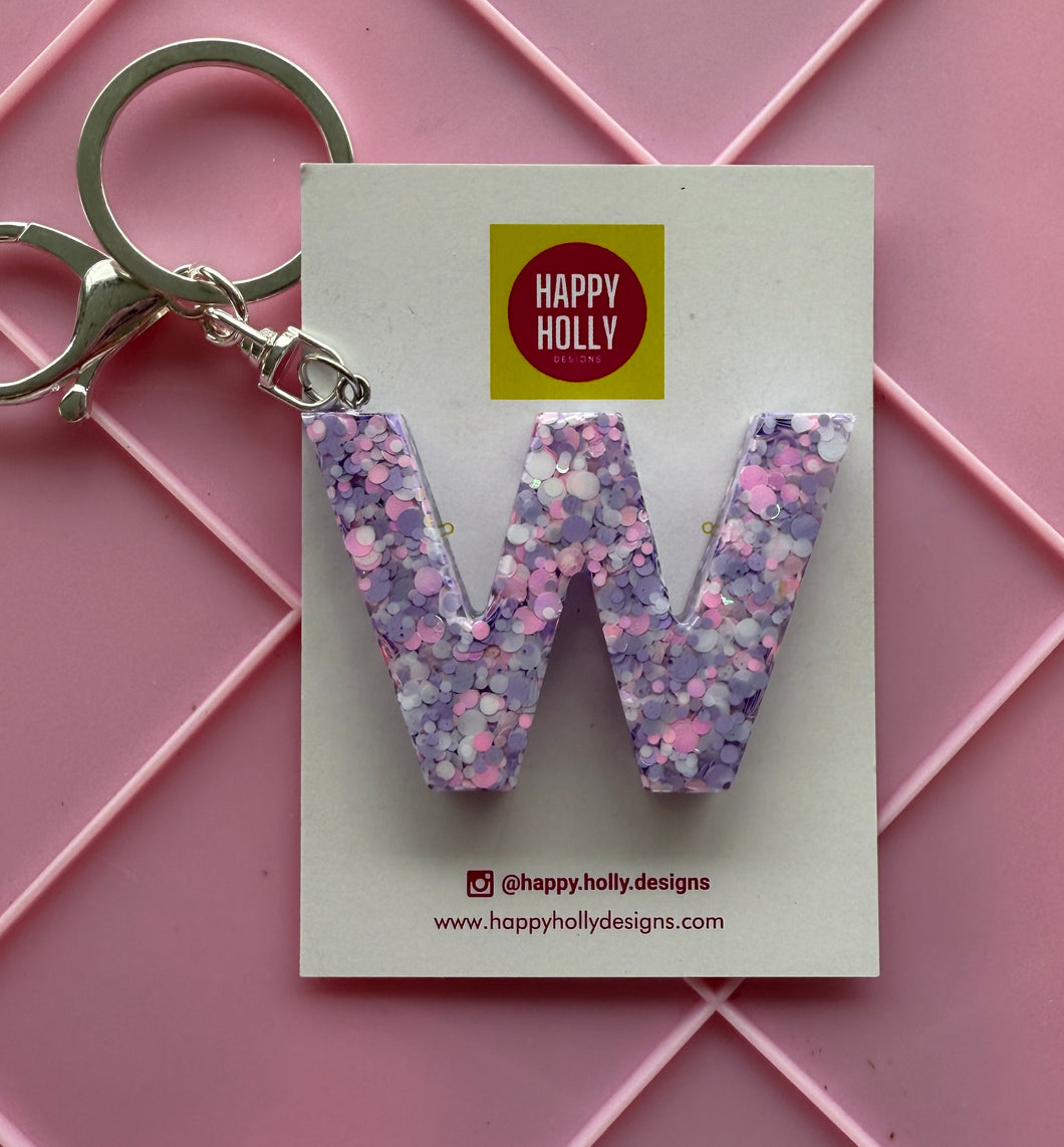 Alphabet Keyring - W