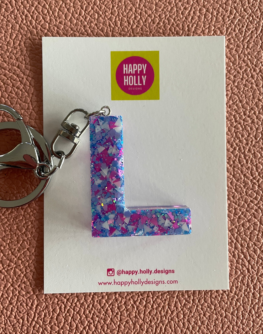 Alphabet Keyring - L