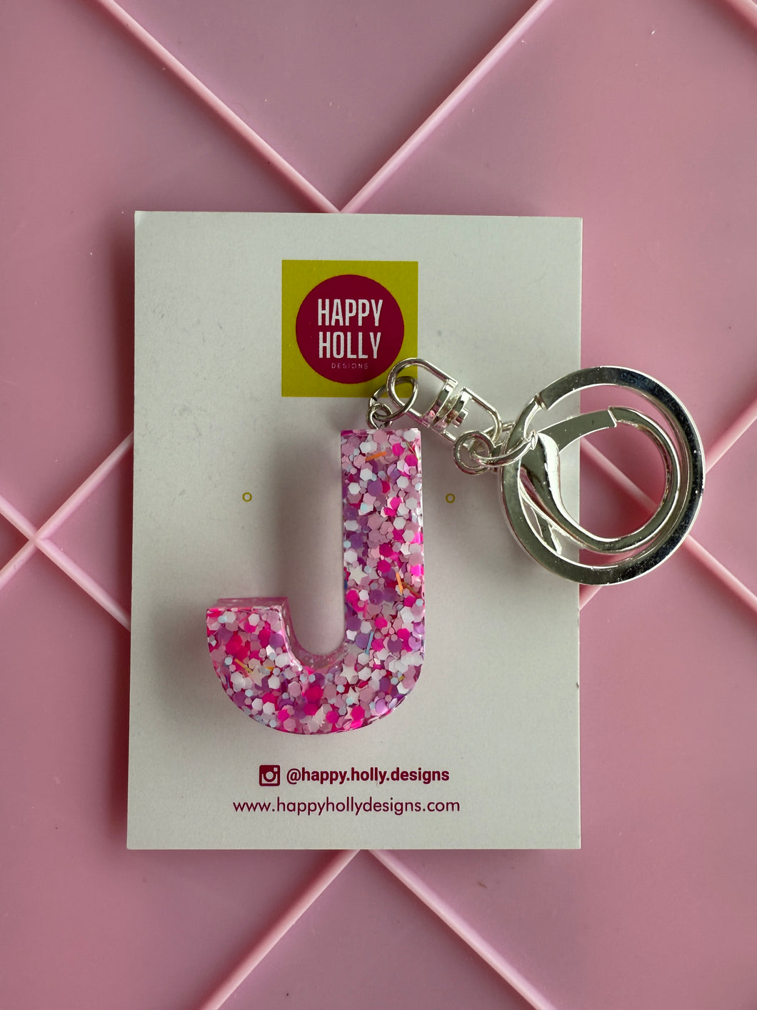 Alphabet Keyring - J