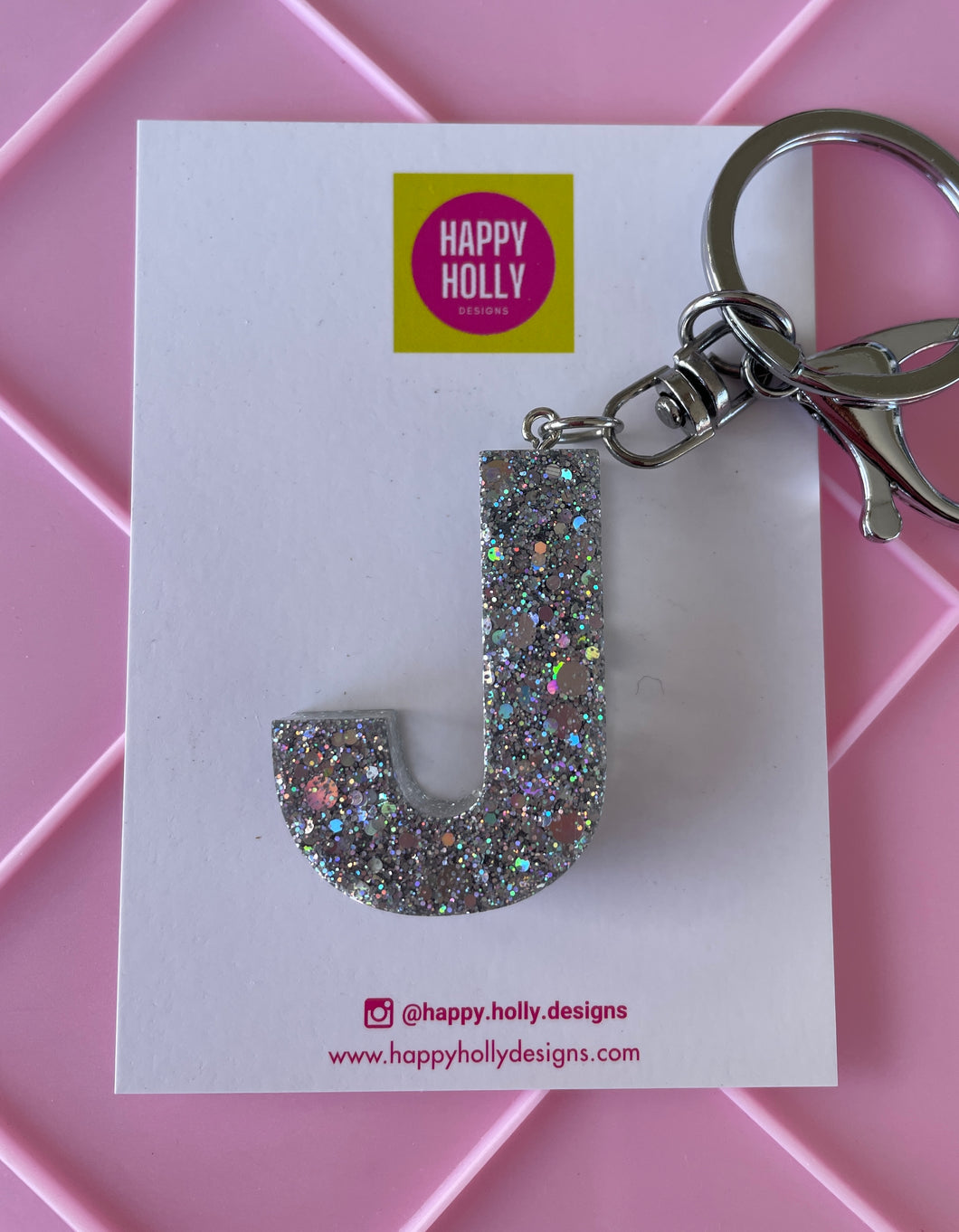 Alphabet Keyring - J