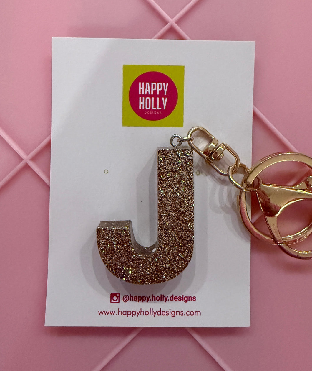 Alphabet Keyring - J