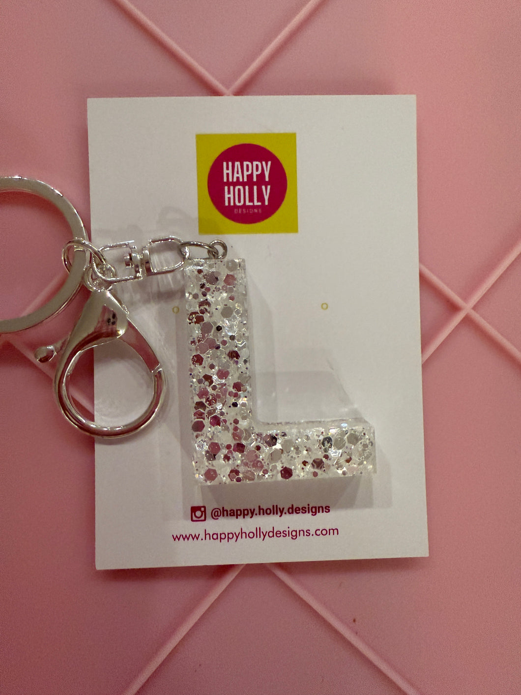 Alphabet Keyring - L