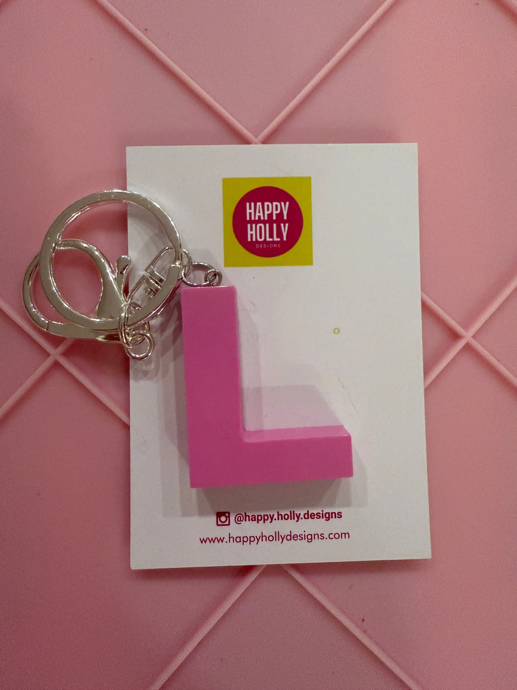 Alphabet Keyring - L