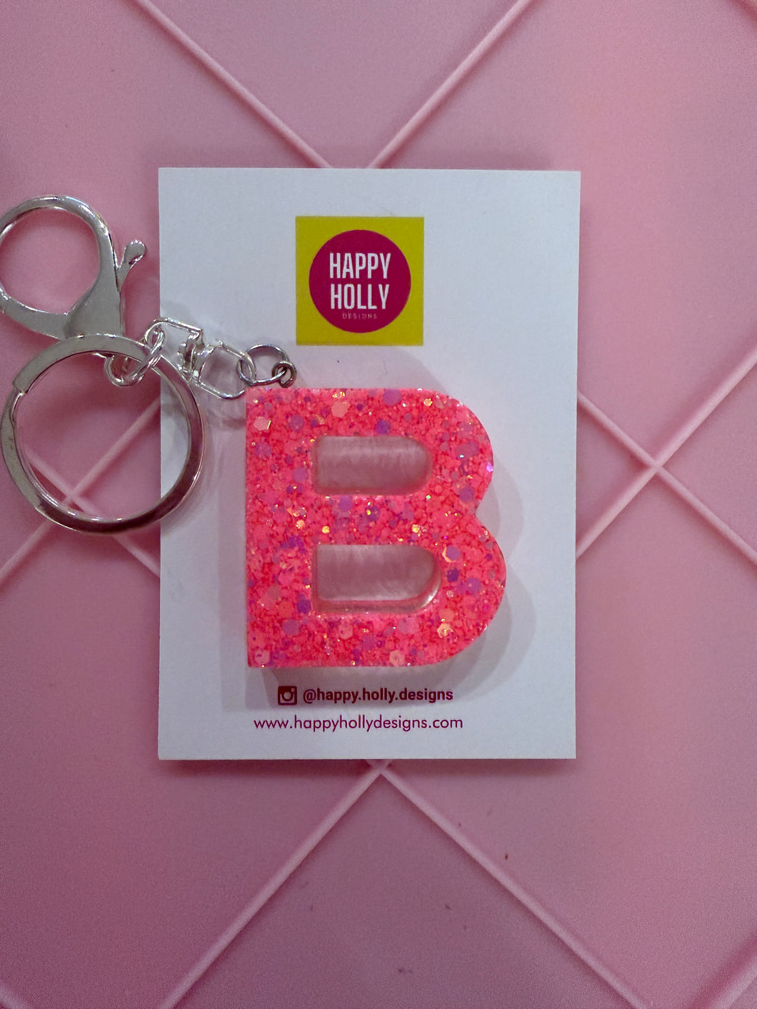 Alphabet Keyring - B