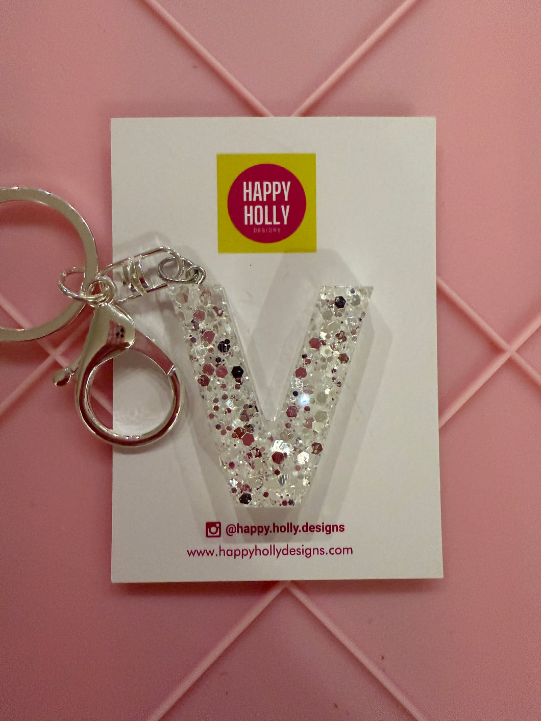 Alphabet Keyring - V