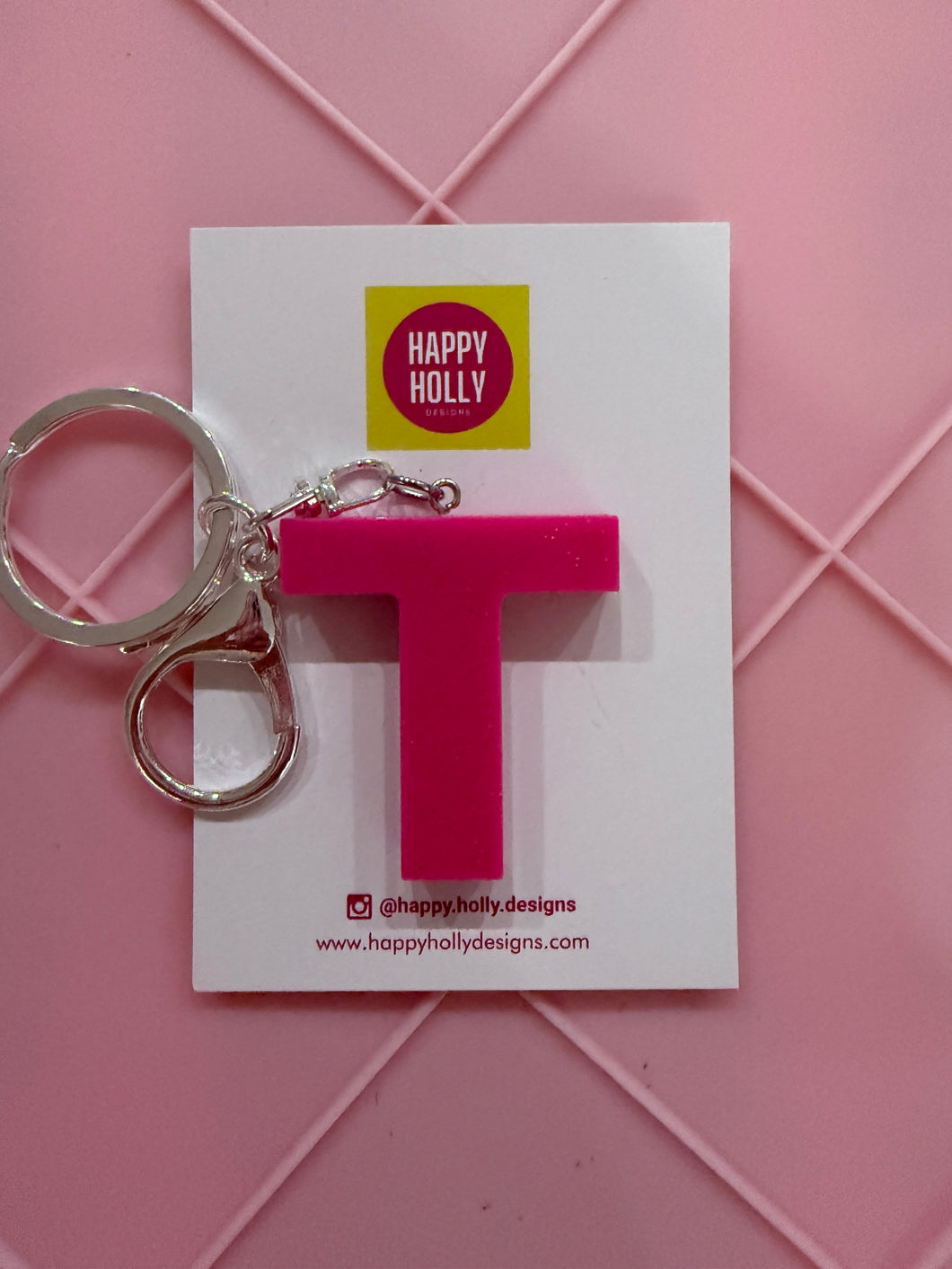 Alphabet Keyring - T