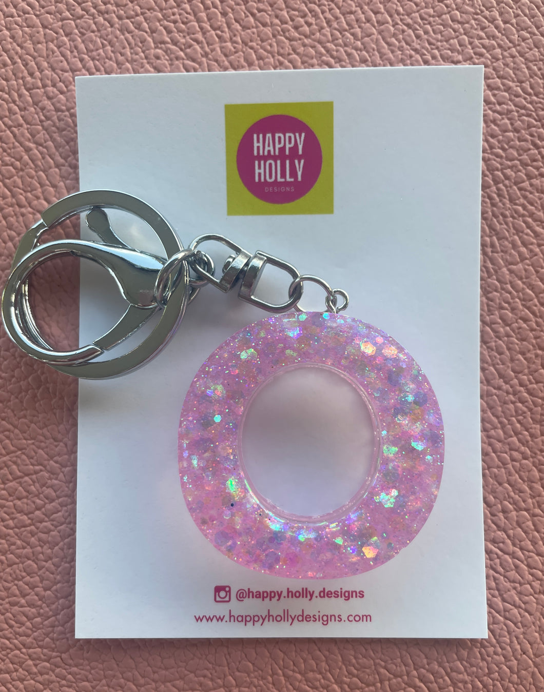 Alphabet Keyring - O