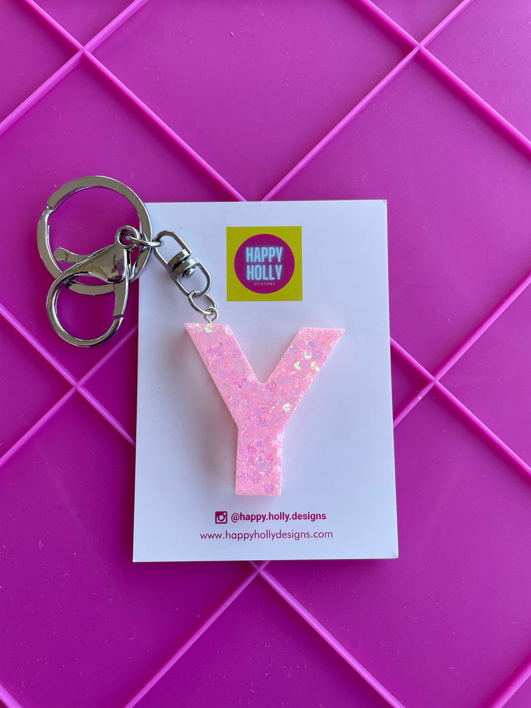 Alphabet Keyring - Y