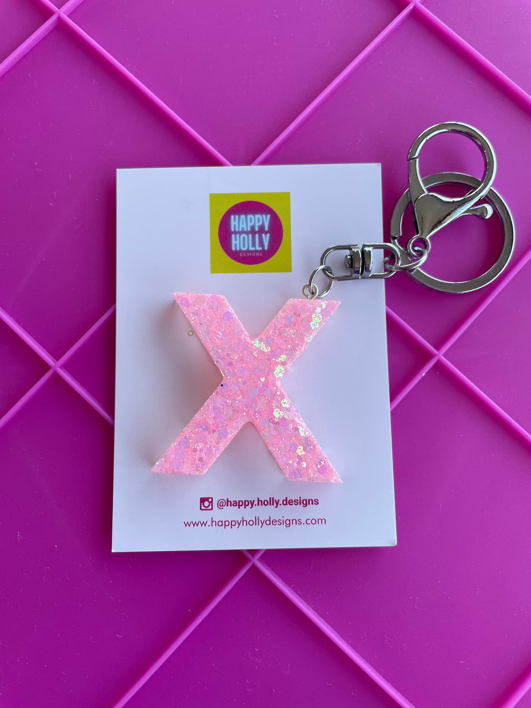 Alphabet Keyring - X