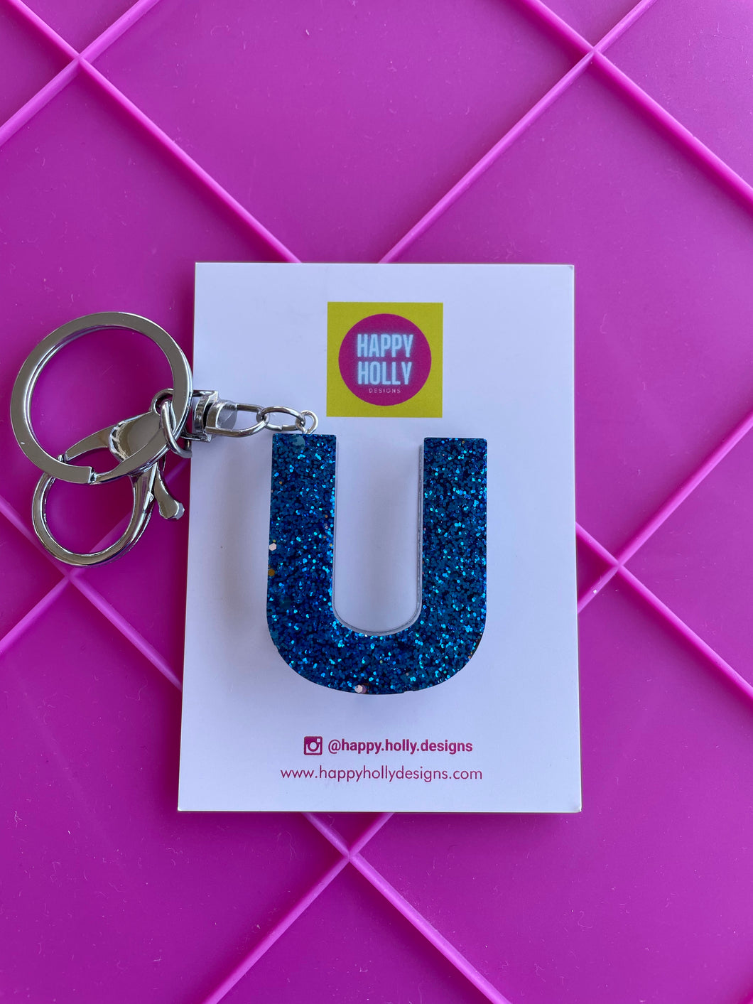 Alphabet keyring - U