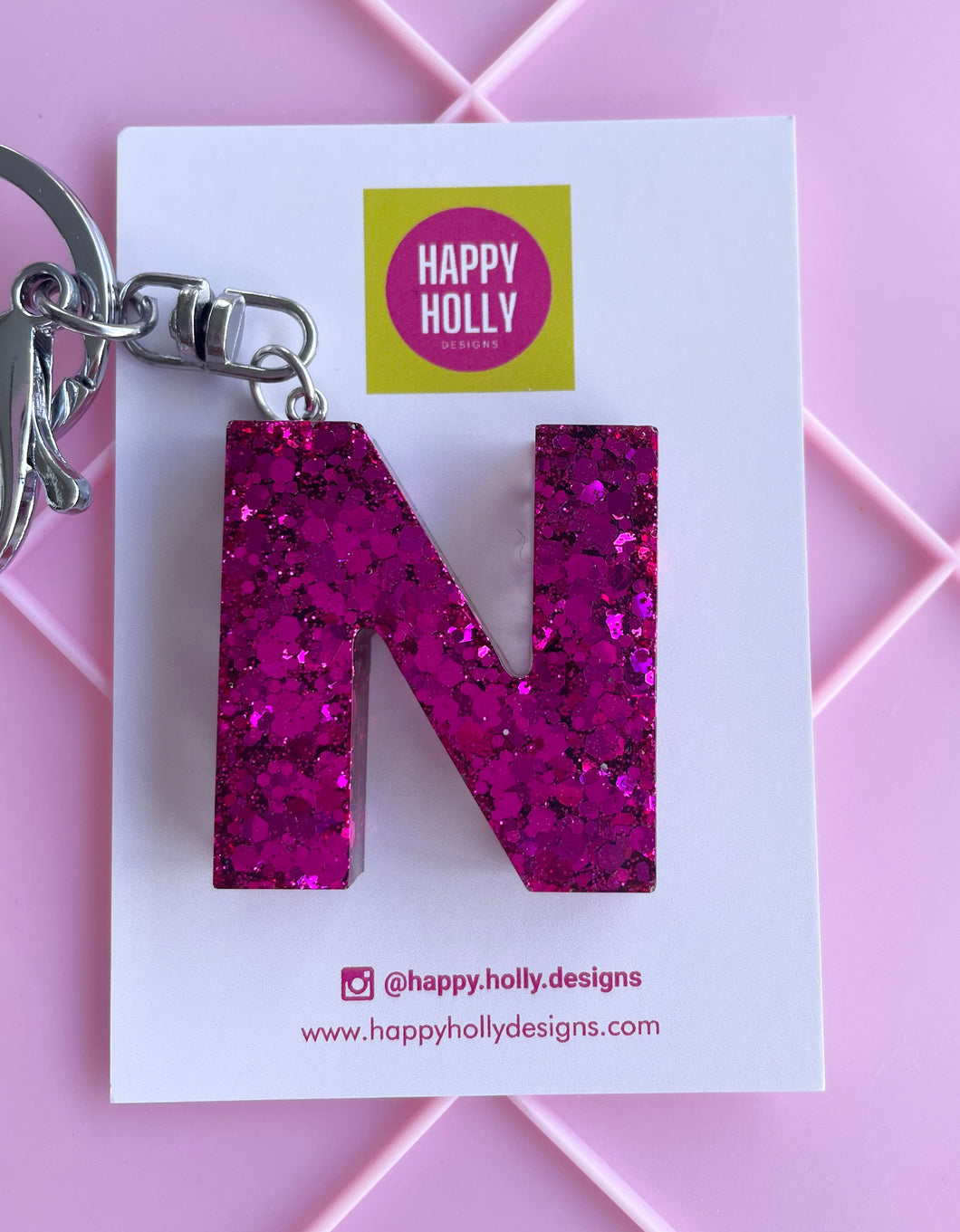 Alphabet keyring - N